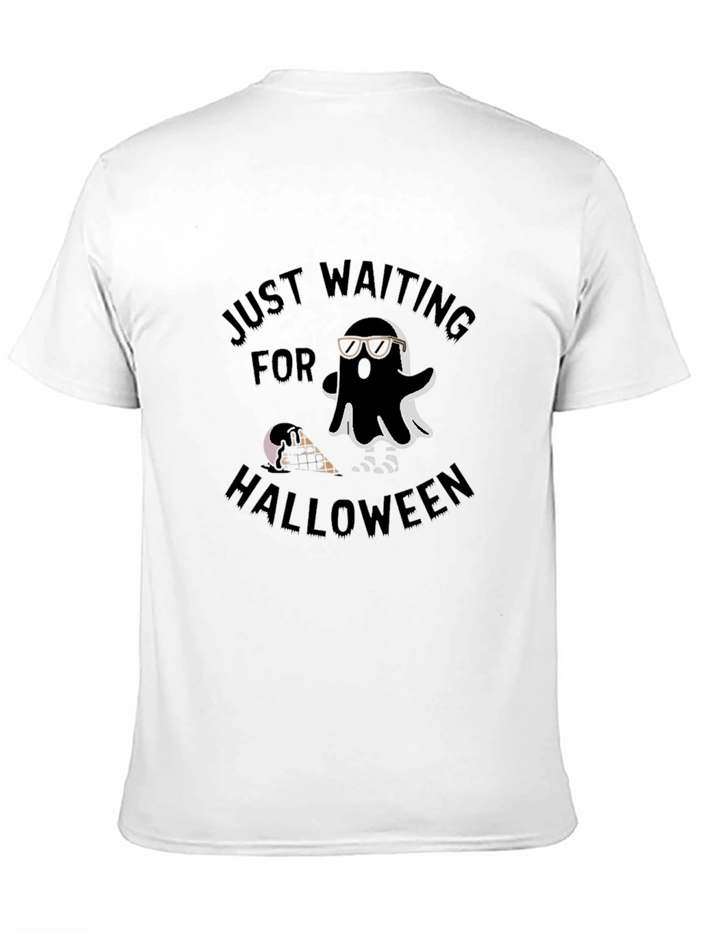 Just Waiting For Halloween Ghost T-Shirt