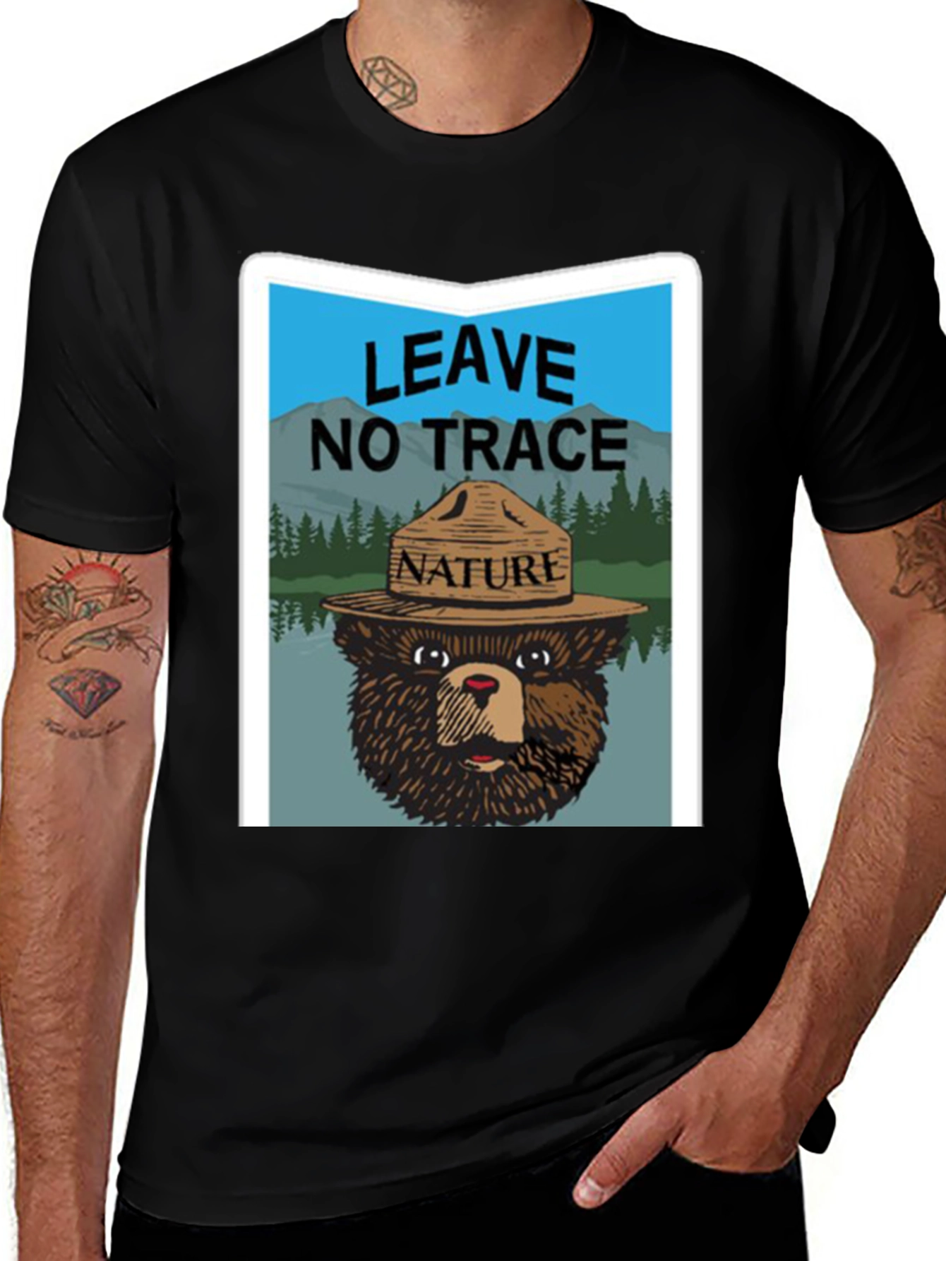 Leave No Trace Bear Nature T-Shirt