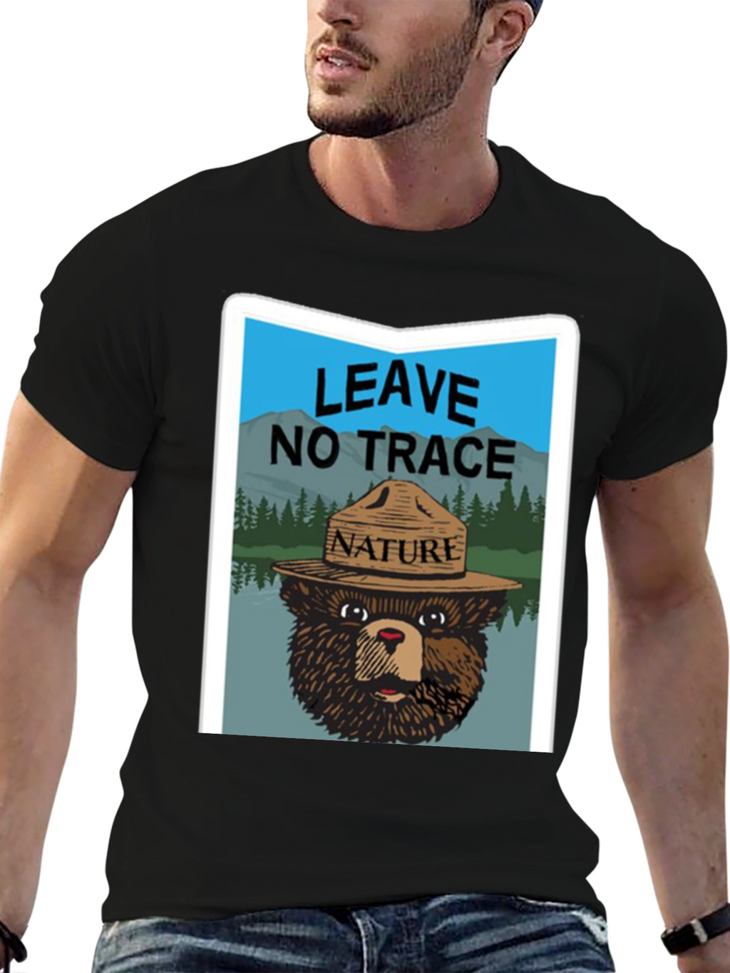 Leave No Trace Bear Nature T-Shirt