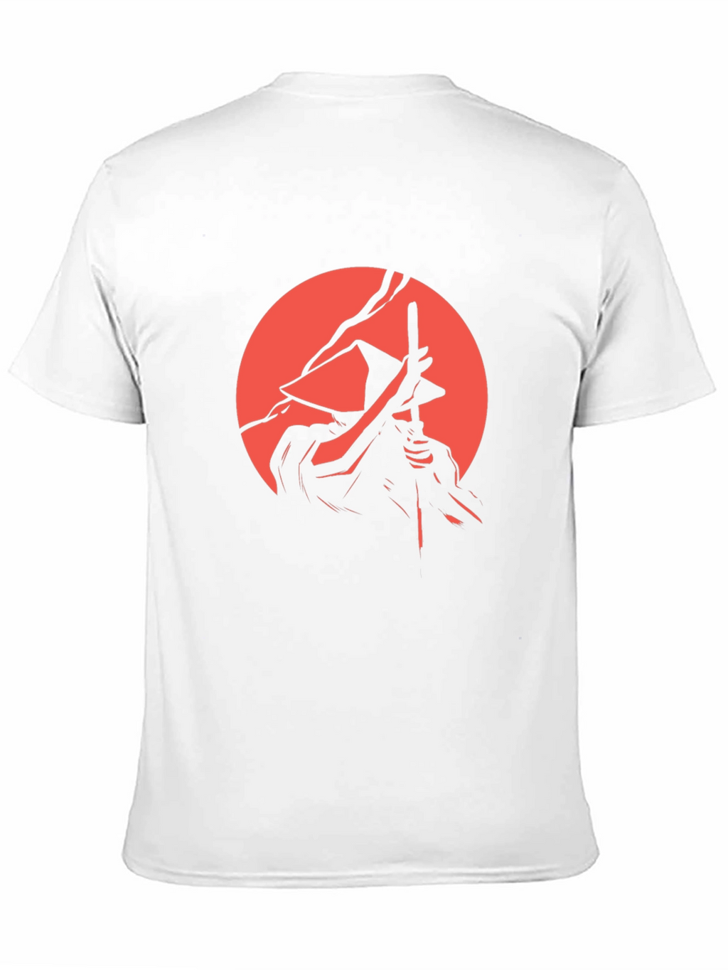 Samurai Graphic Tee - Black Cotton Blend