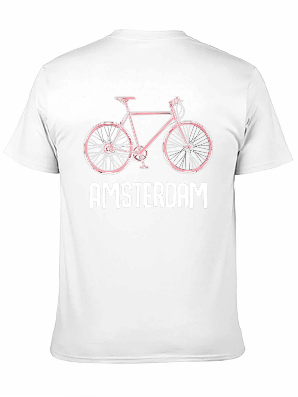 Amsterdam Bike Graphic Tee - Trendy City Style
