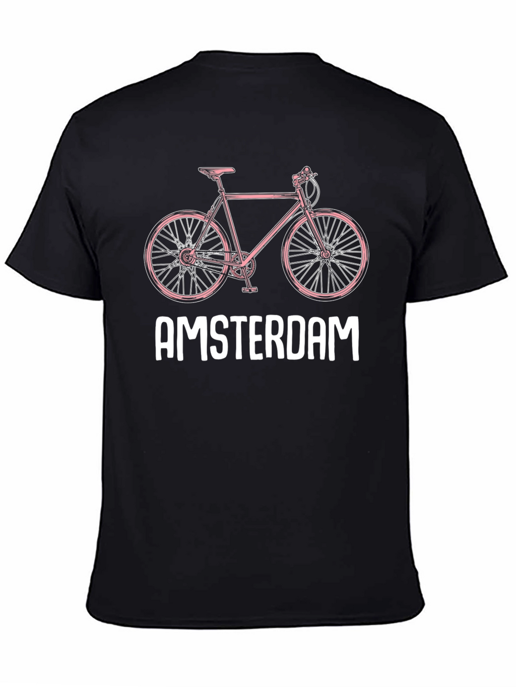Amsterdam Bike Graphic Tee - Trendy City Style