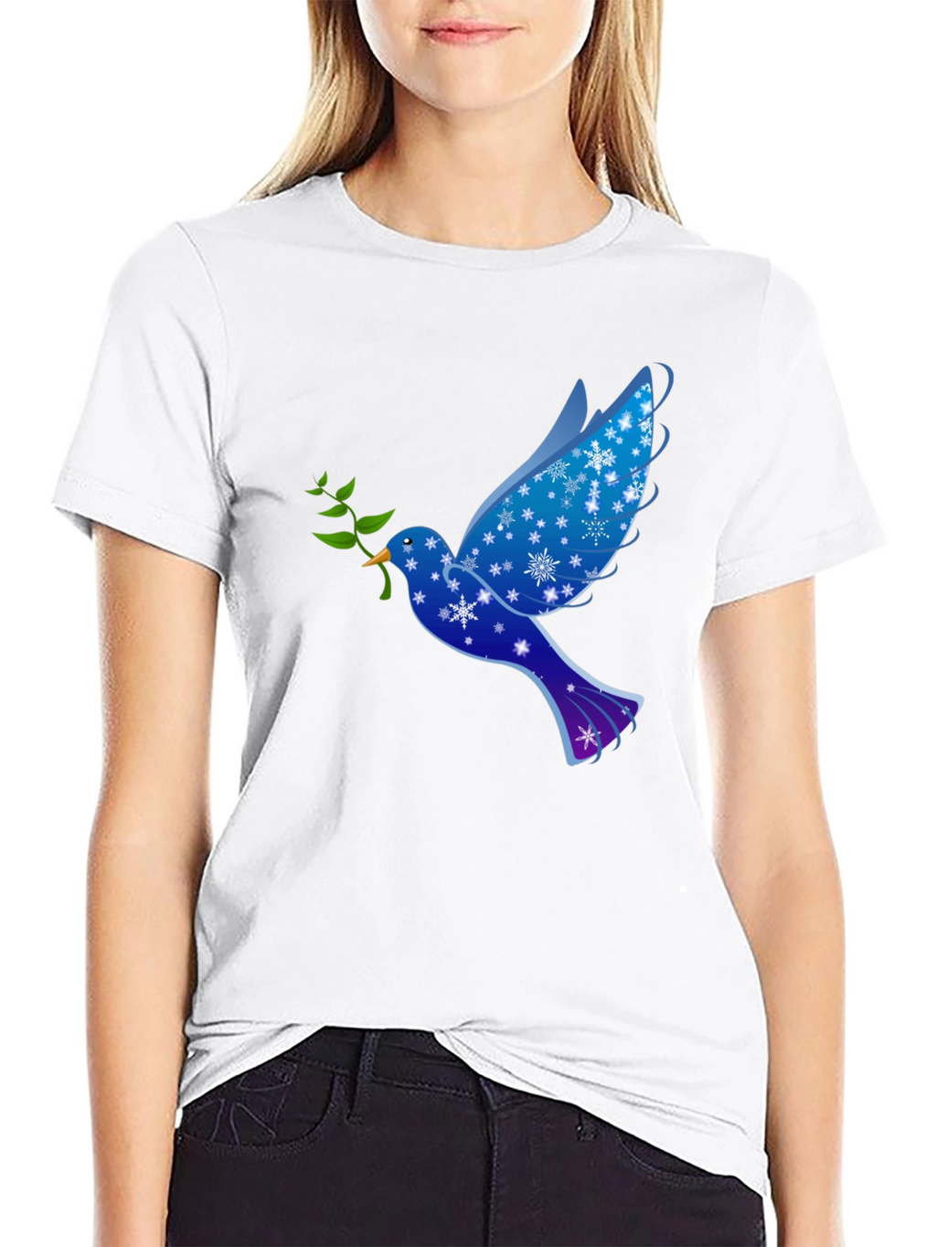 Dove Peace T-Shirt - Graphic Print