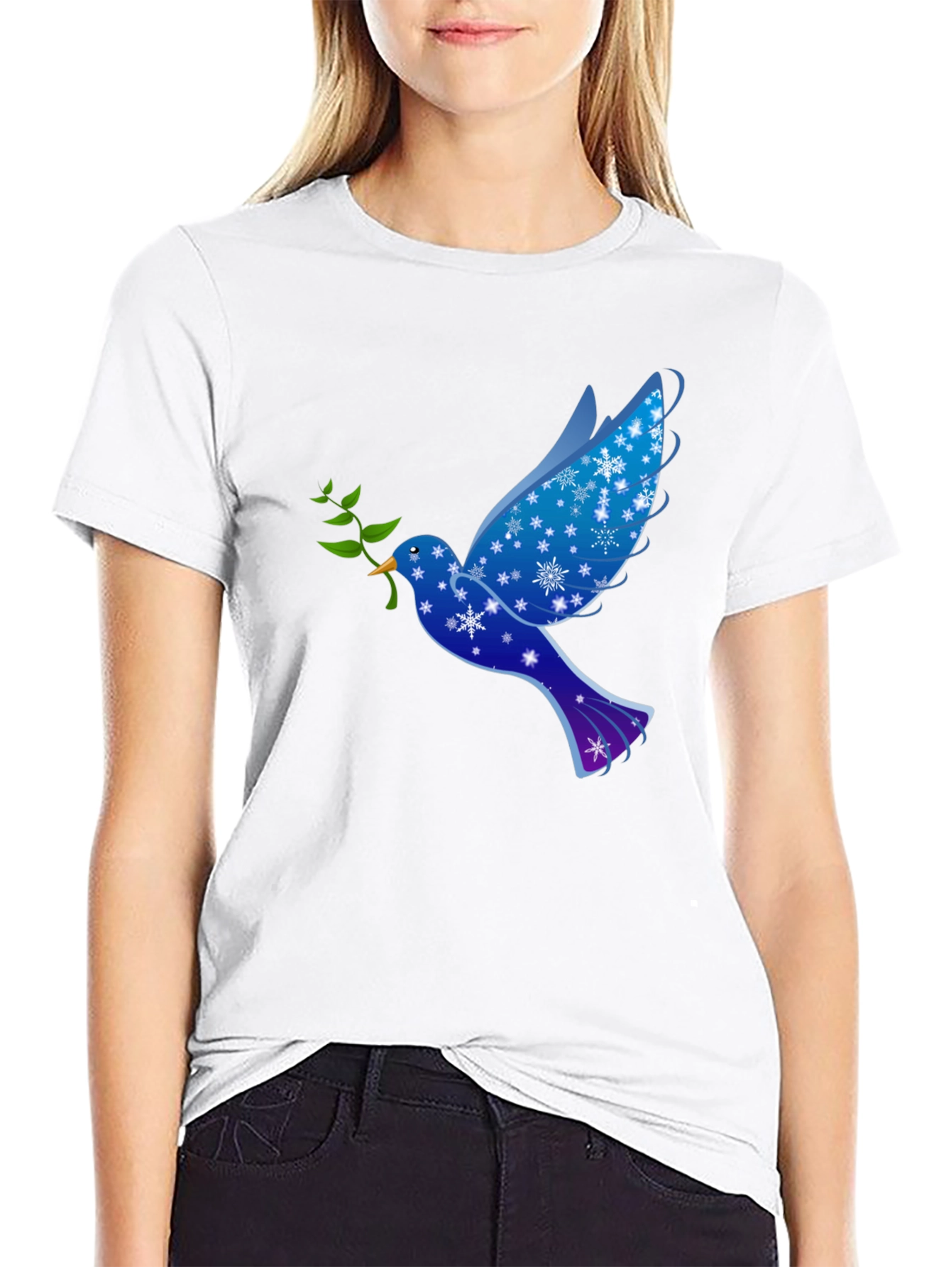 Dove Peace T-Shirt - Graphic Print