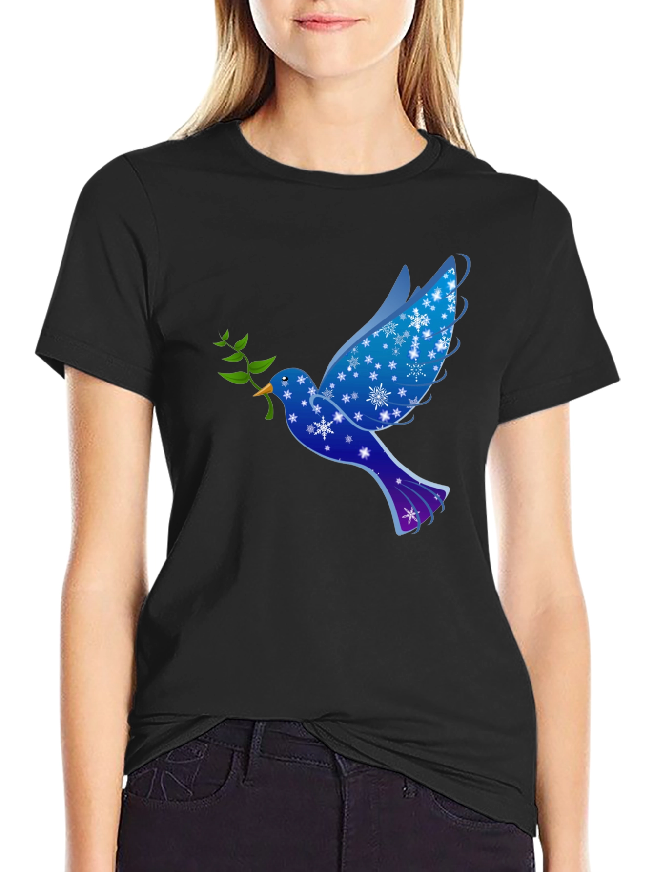 Dove Peace T-Shirt - Graphic Print