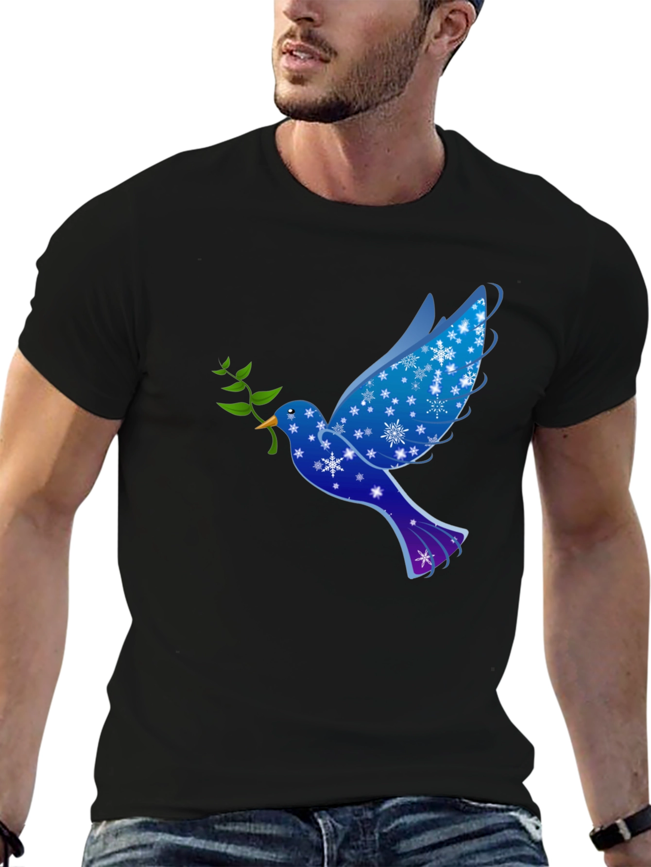 Dove Peace T-Shirt - Graphic Print
