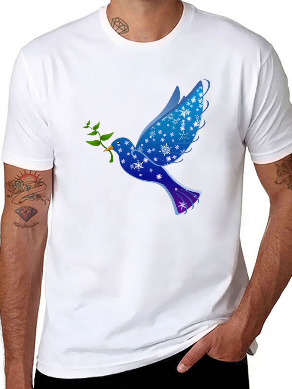 Dove Peace T-Shirt - Graphic Print