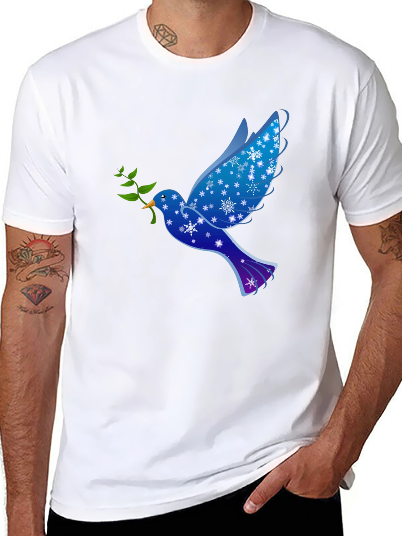 Dove Peace T-Shirt - Graphic Print