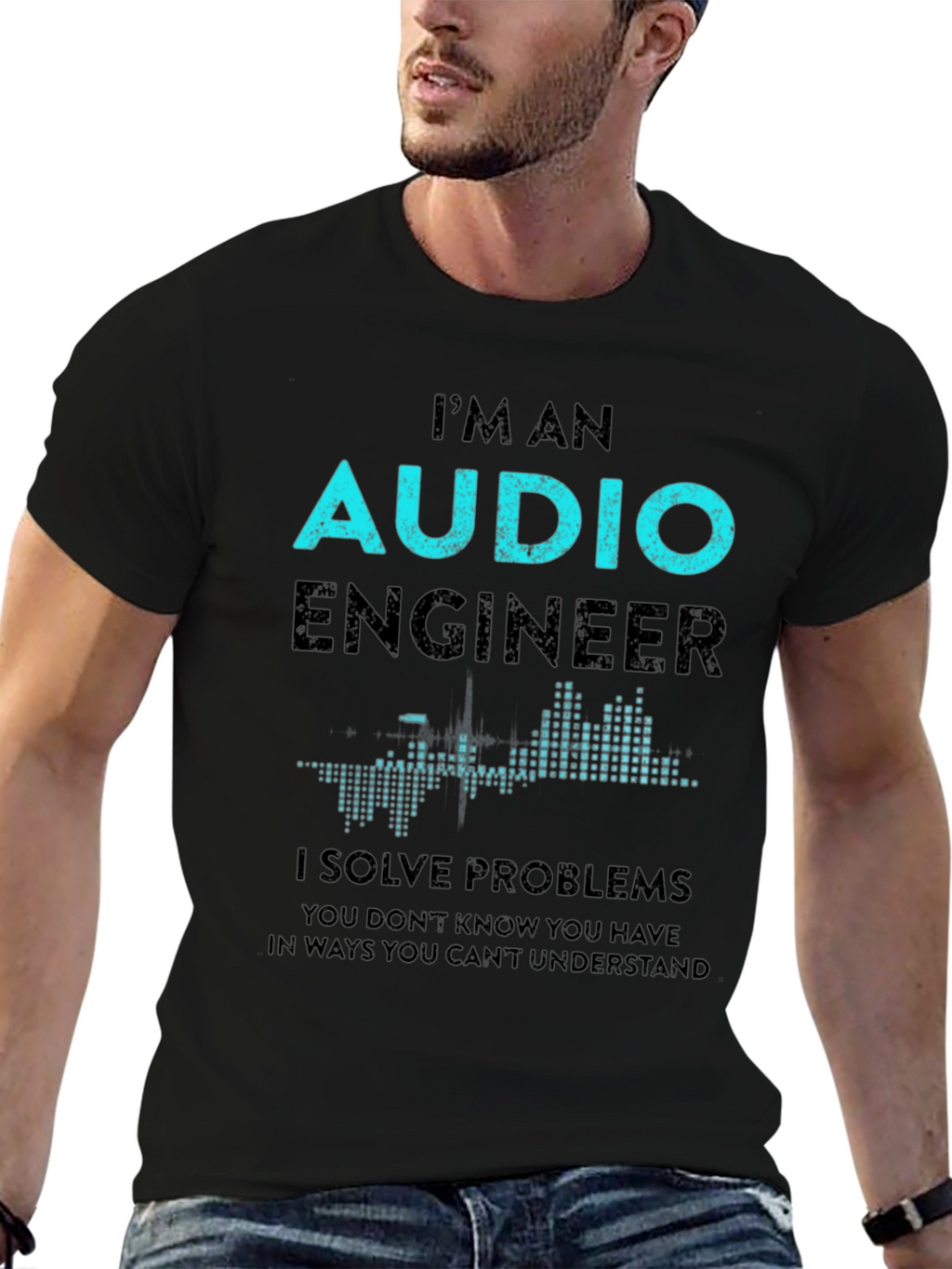 Audio Engineer Graphic T-Shirt - Problem Solver