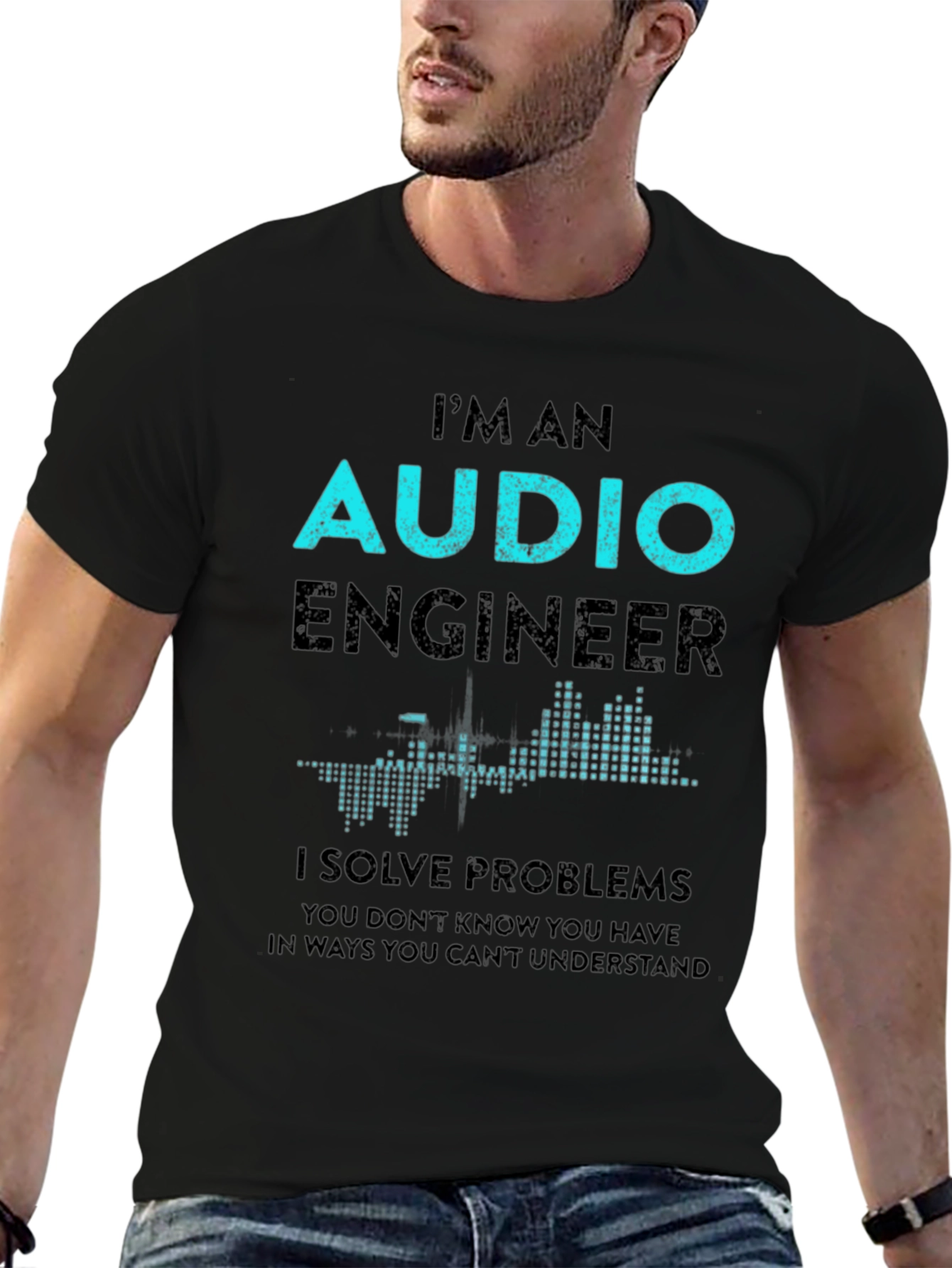 Audio Engineer Graphic T-Shirt - Problem Solver