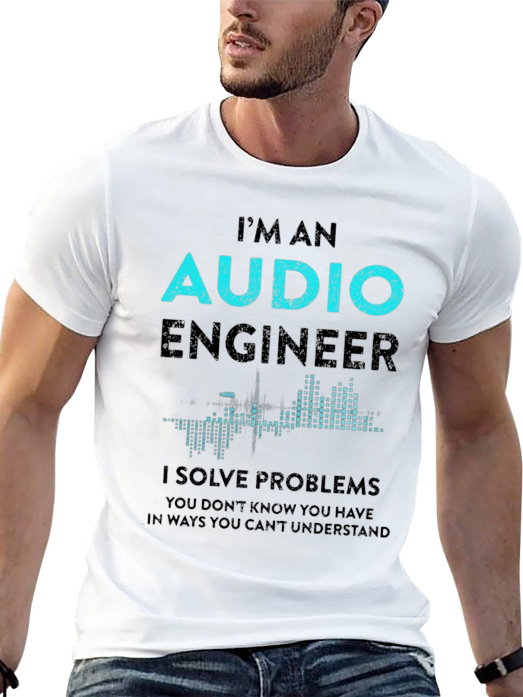 Audio Engineer Graphic T-Shirt - Problem Solver