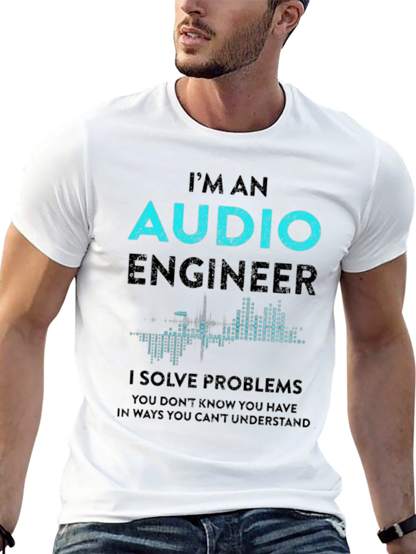 Audio Engineer Graphic T-Shirt - Problem Solver