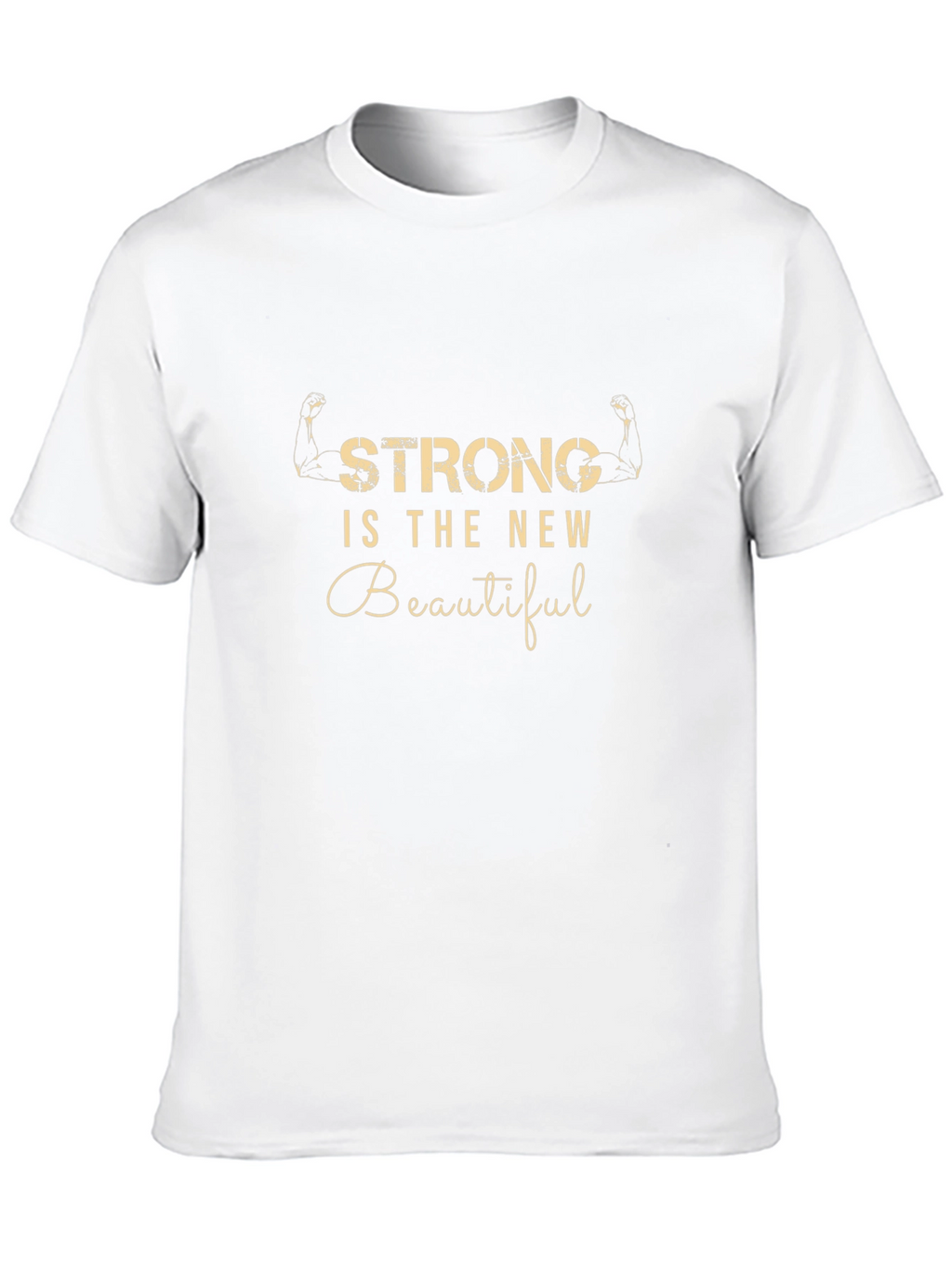 Strong is the New Beautiful Graphic Tee - Black