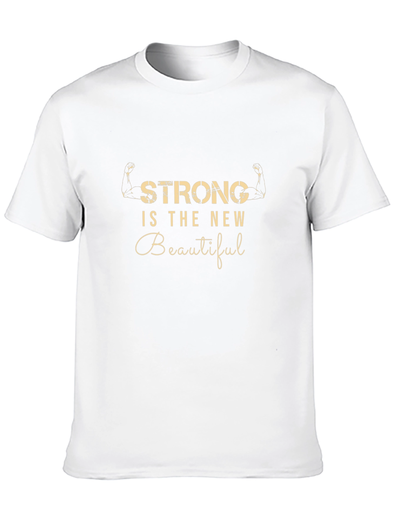Strong is the New Beautiful Graphic Tee - Black