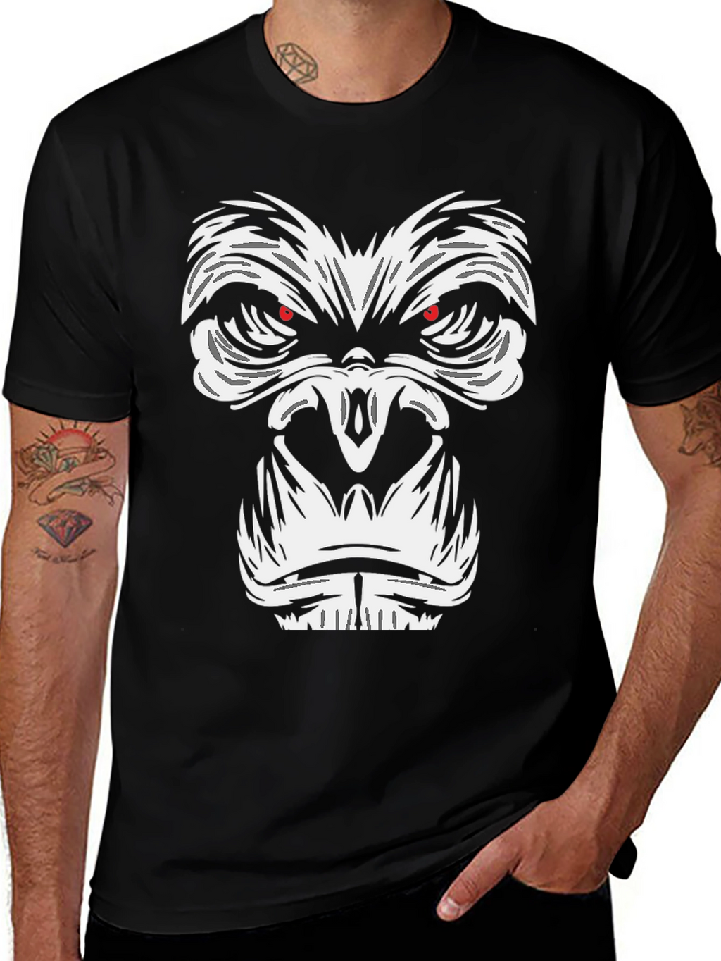 Gorilla Graphic T-Shirt - Bold Design