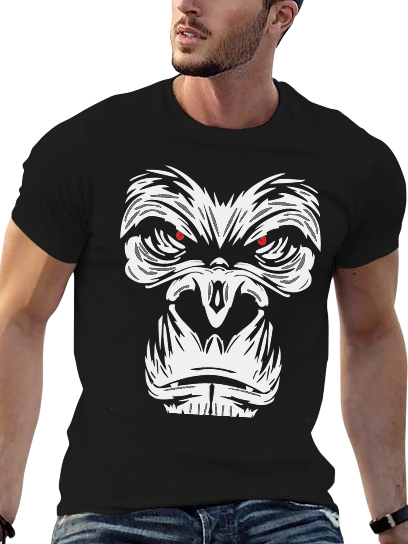 Gorilla Graphic T-Shirt - Bold Design