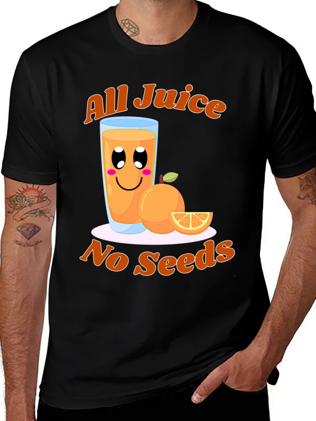 All Juice No Seeds Graphic T-Shirt