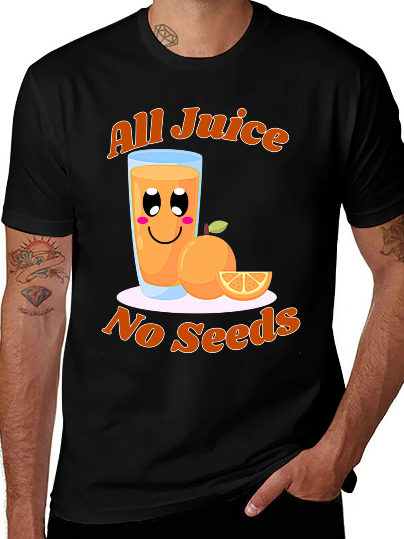 All Juice No Seeds Graphic T-Shirt