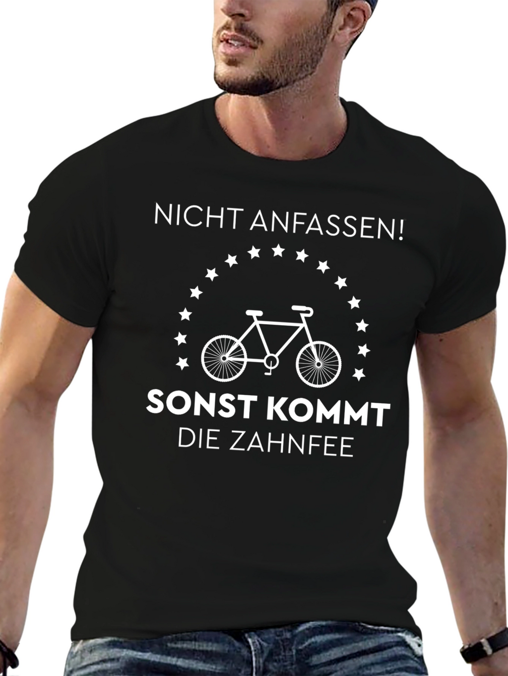 NIGHT ANFASSEN! Bike Graphic Tee