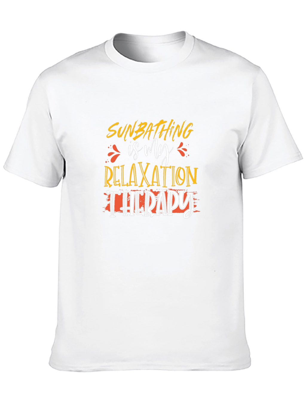 Sunbathing Relaxation Therapy Black T-Shirt