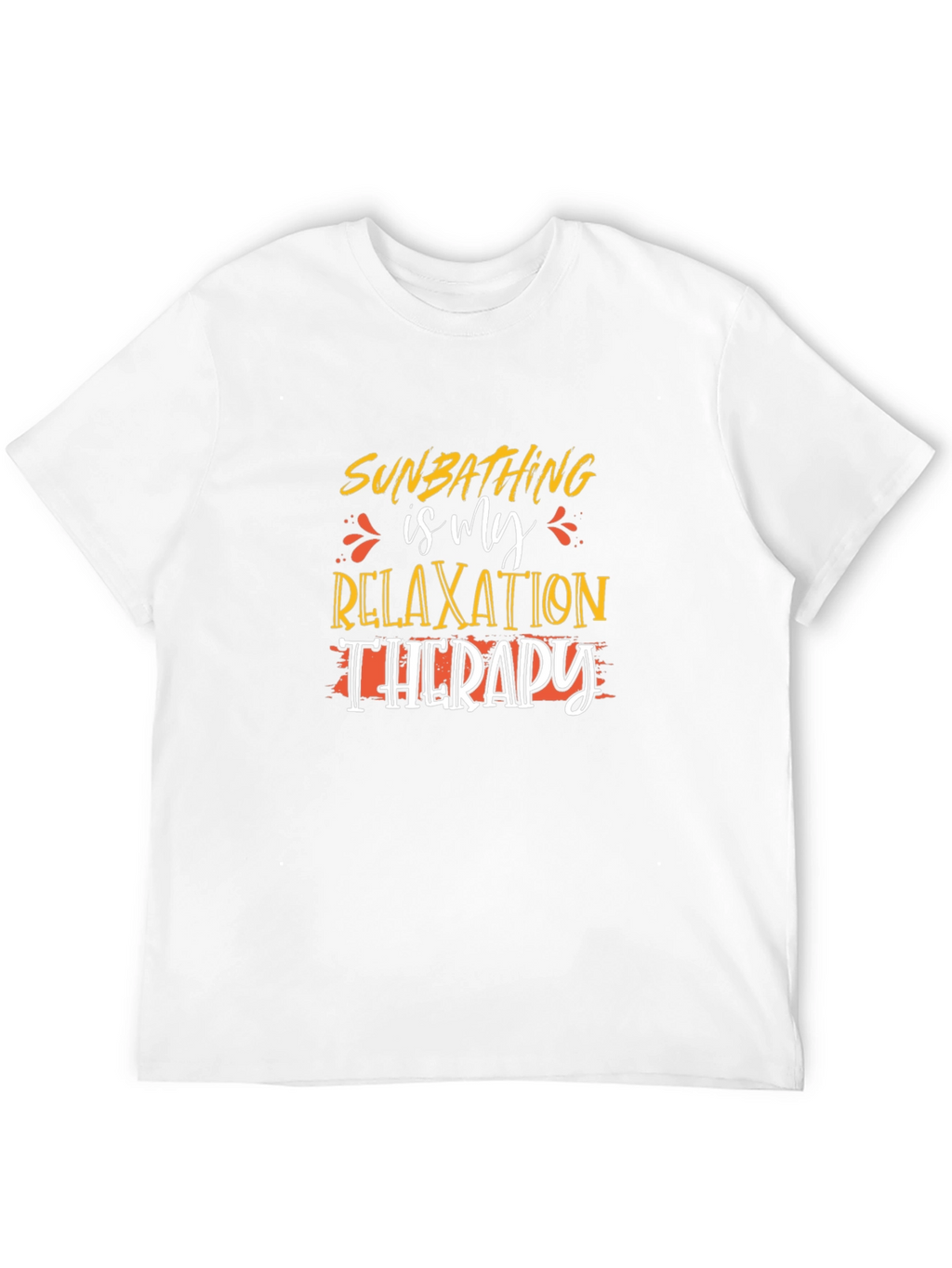 Sunbathing Relaxation Therapy Black T-Shirt