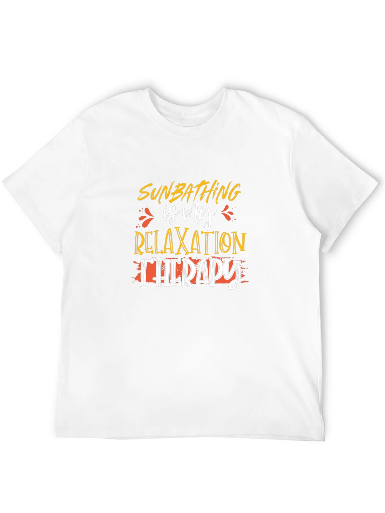 Sunbathing Relaxation Therapy Black T-Shirt