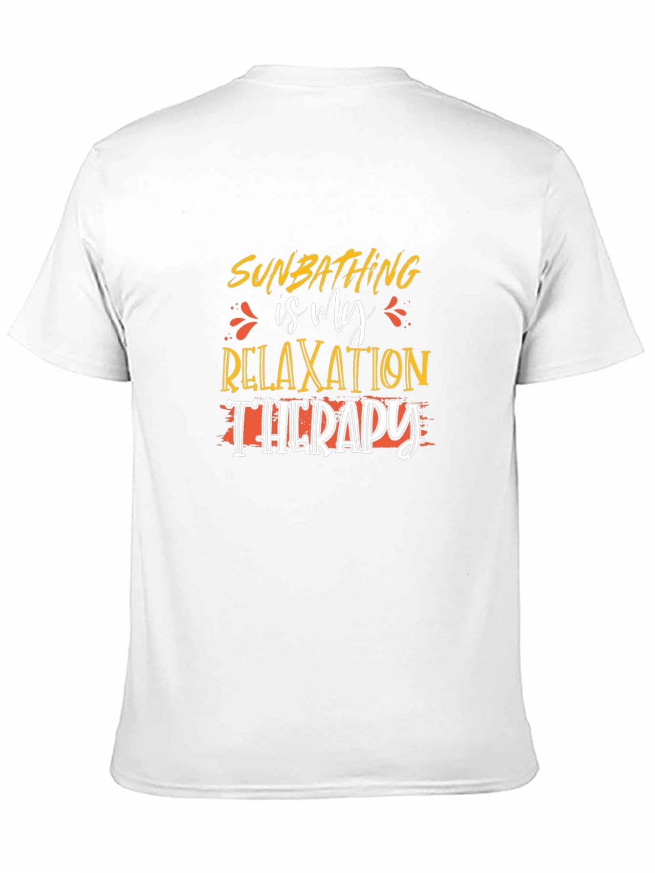 Sunbathing Relaxation Therapy Black T-Shirt