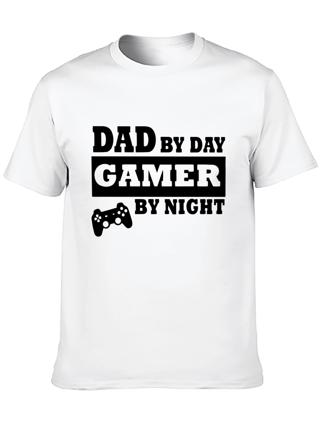 Dad by Day Gamer by Night Graphic T-Shirt