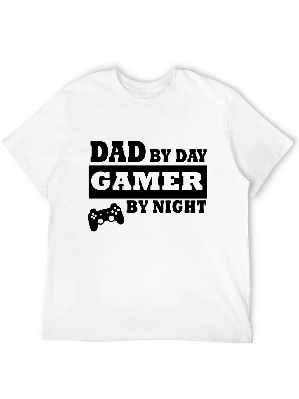 Dad by Day Gamer by Night Graphic T-Shirt