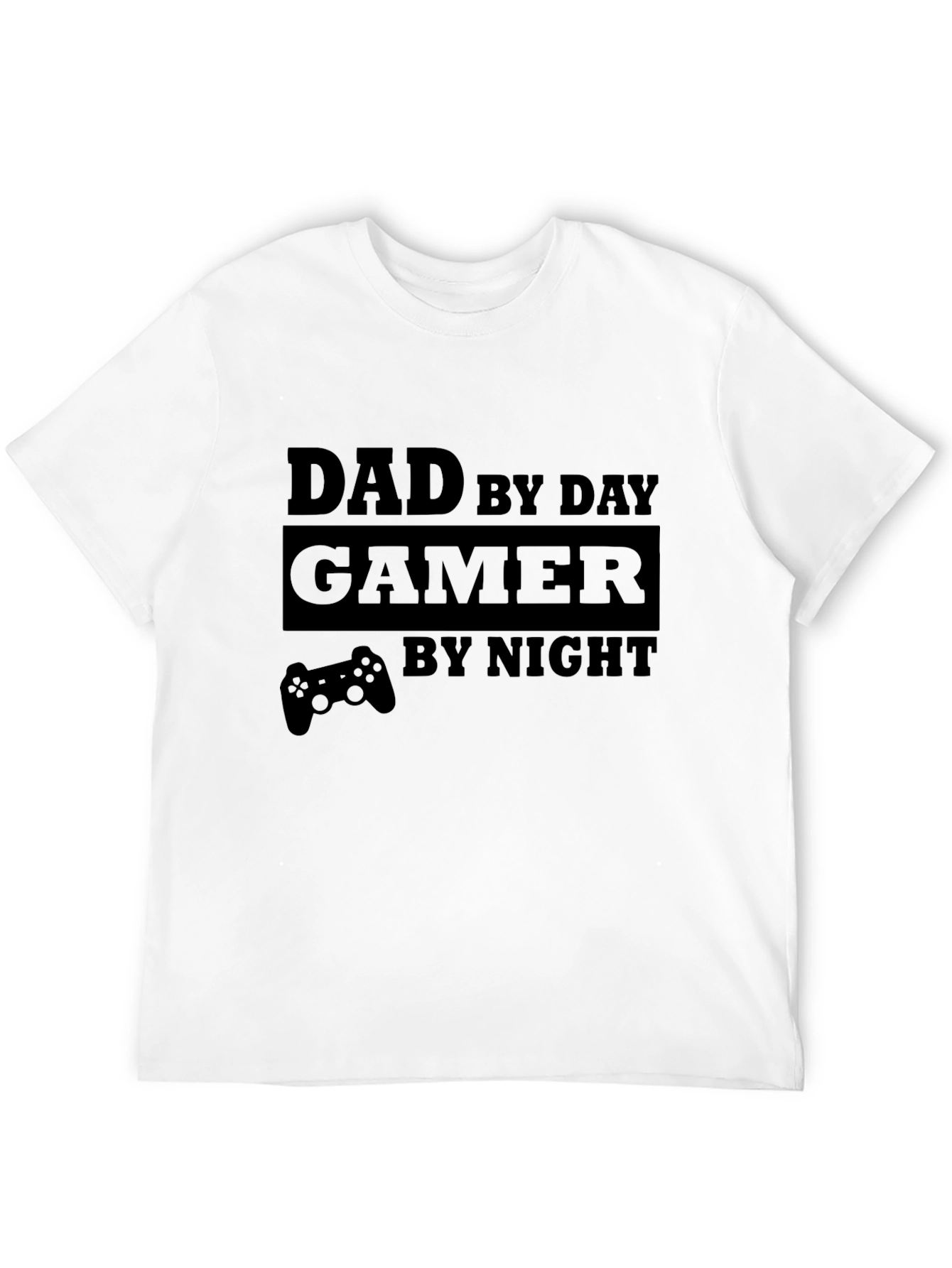 Dad by Day Gamer by Night Graphic T-Shirt