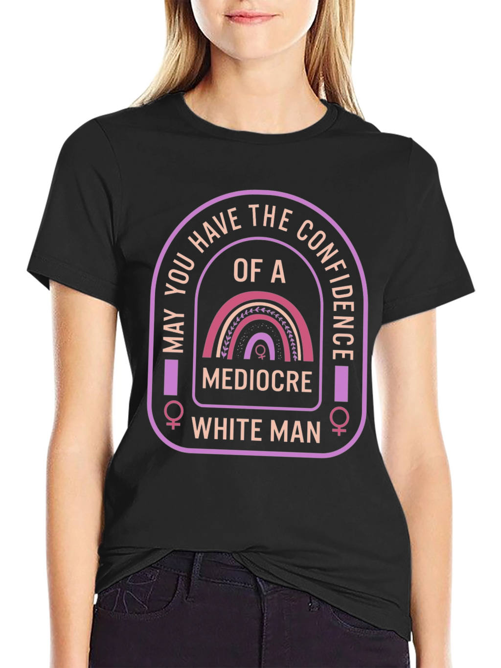 Confidence T-Shirt - Mediocre White Man Humor