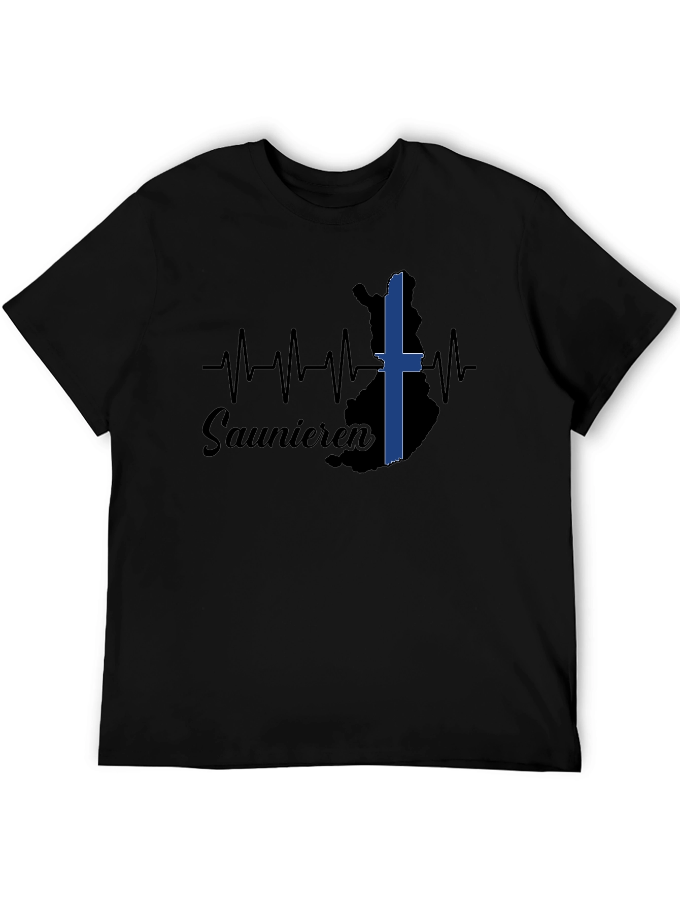 Saunieren Finland T-Shirt - Black