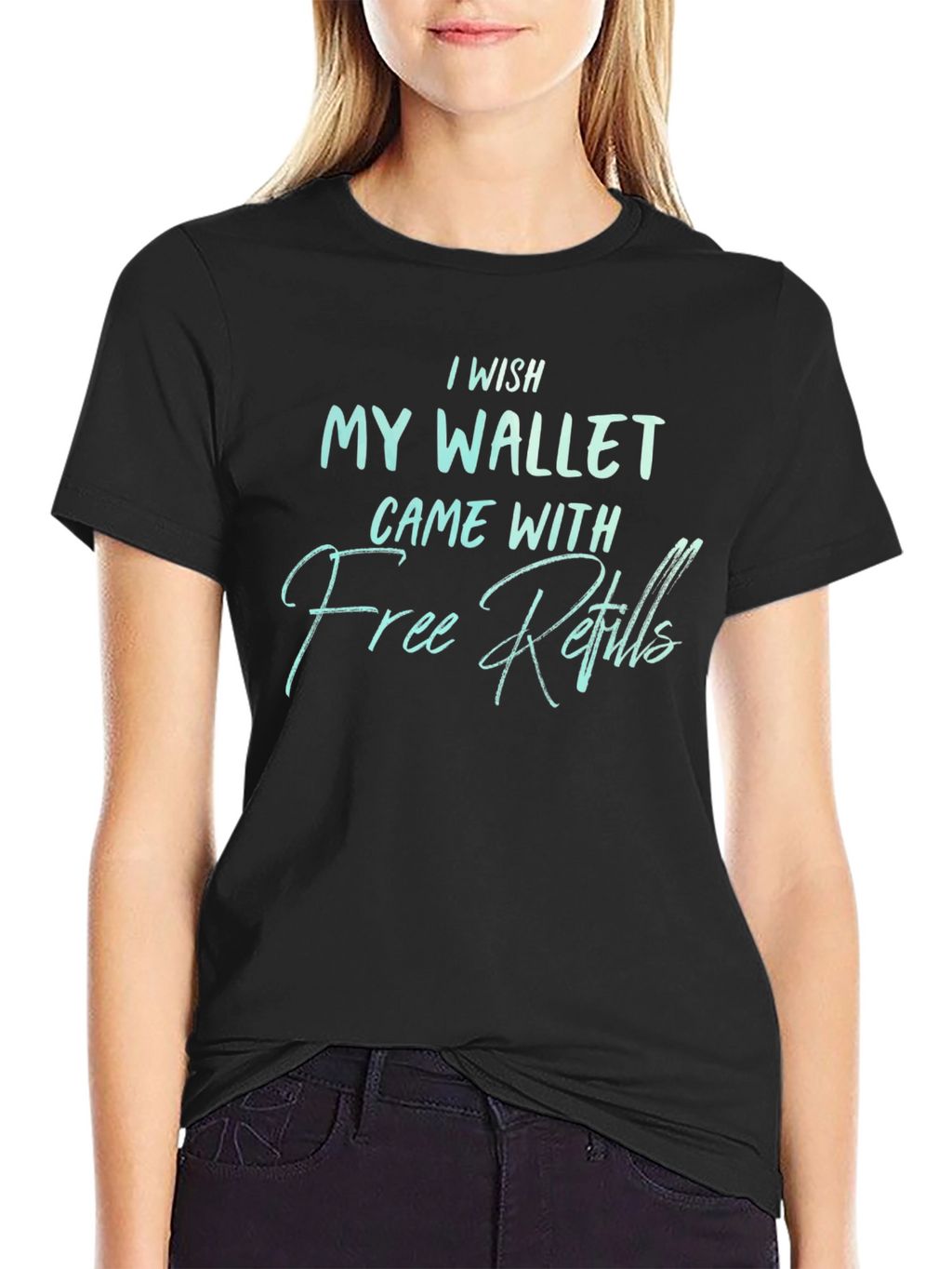 Wallet Free Refills Graphic T-Shirt