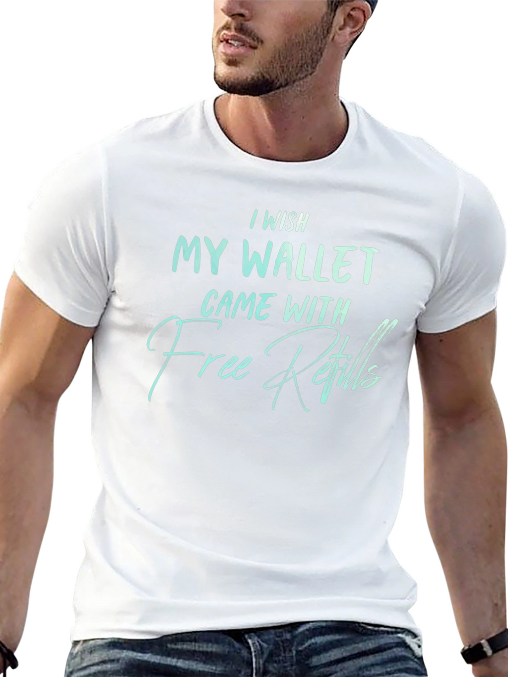 Wallet Free Refills Graphic T-Shirt