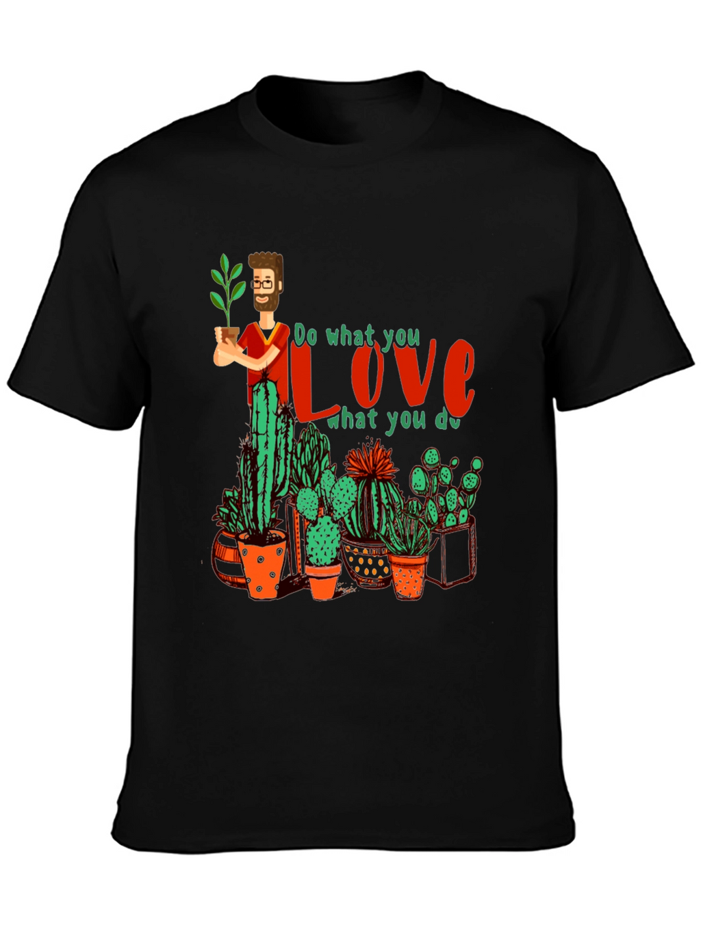 Gardener Love Graphic T-Shirt - Plant Lover Tee