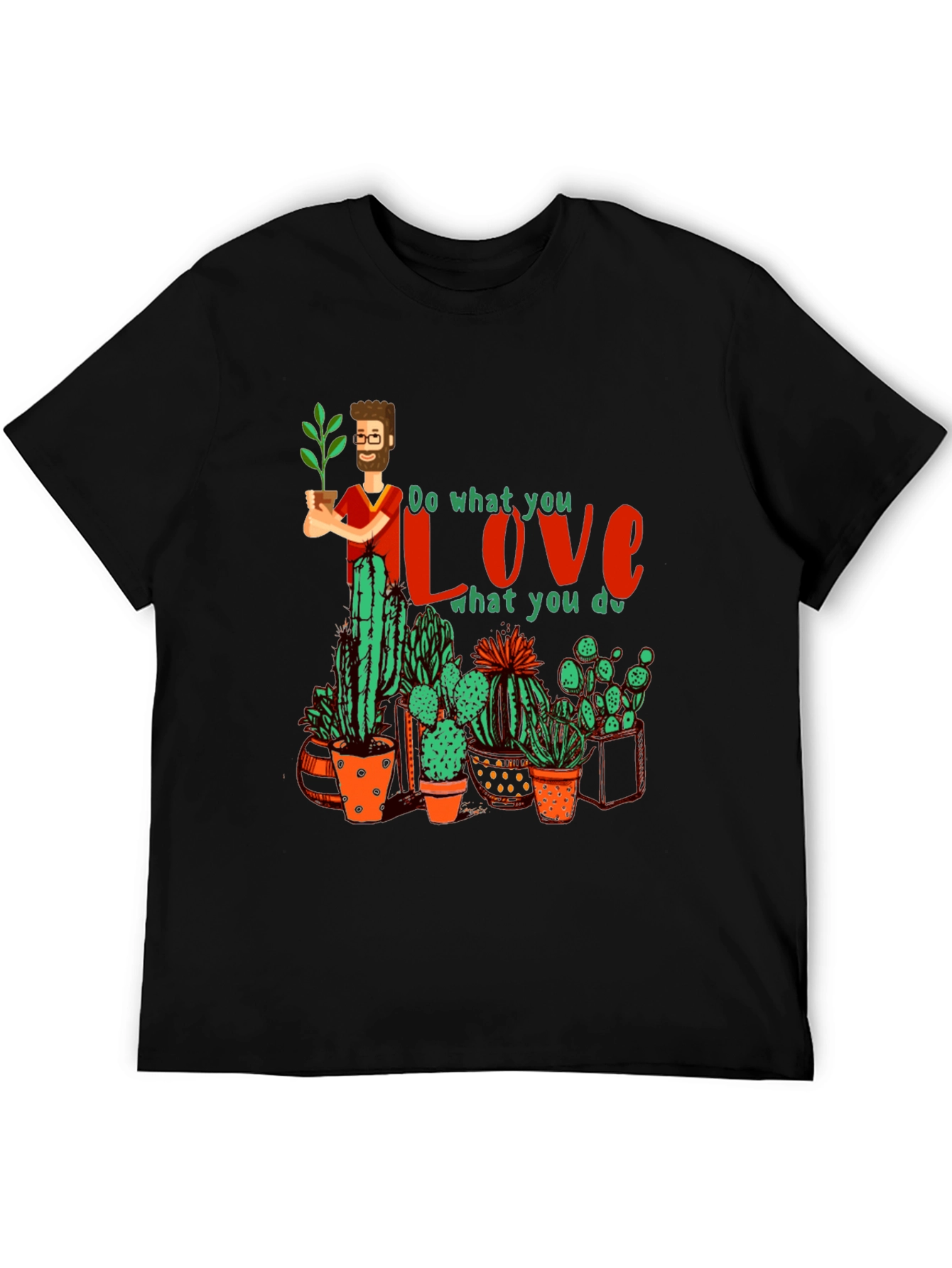 Gardener Love Graphic T-Shirt - Plant Lover Tee