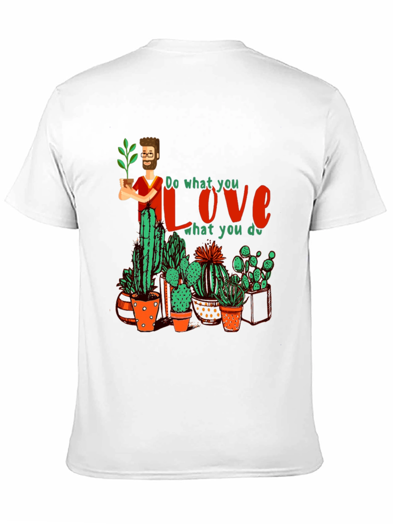 Gardener Love Graphic T-Shirt - Plant Lover Tee