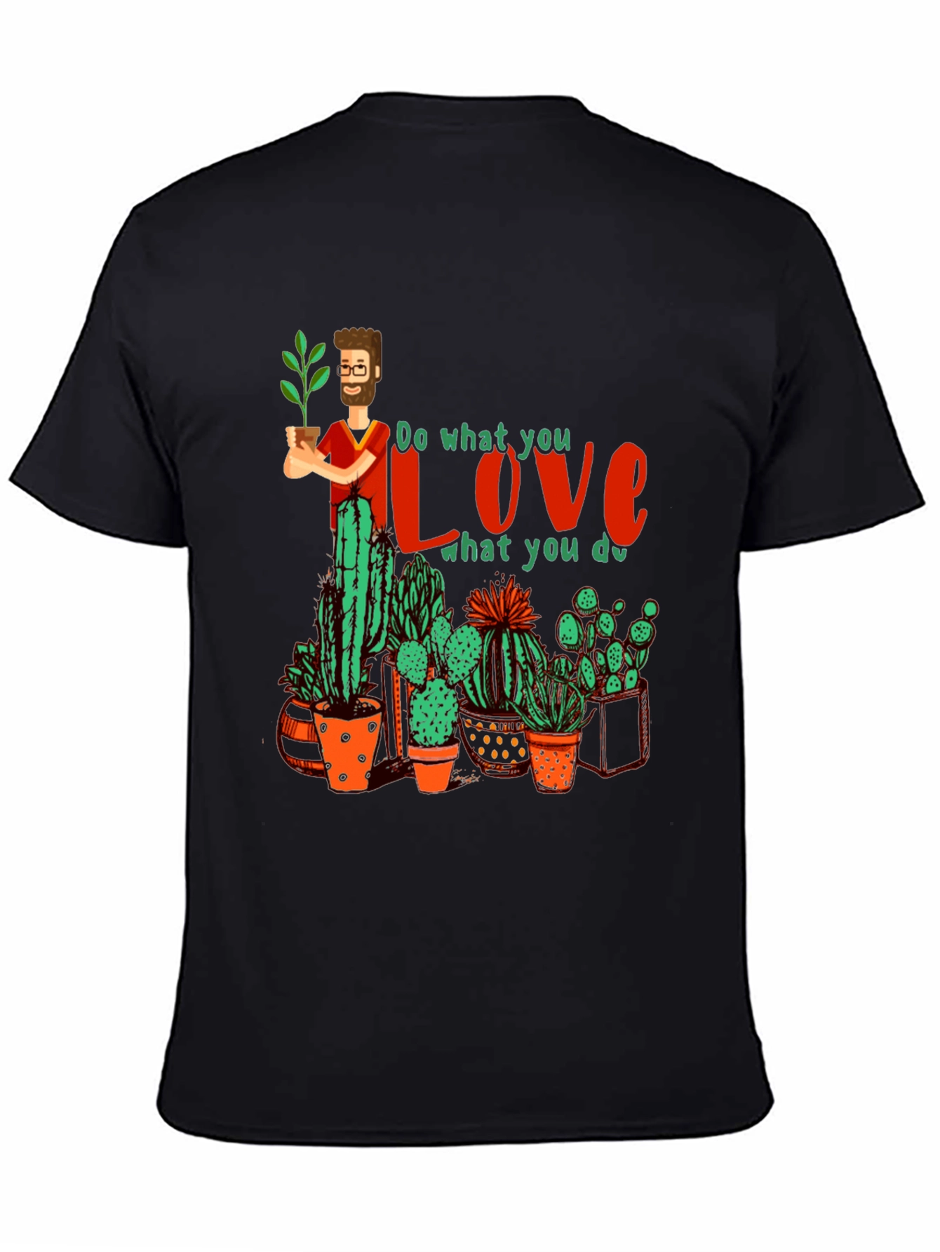 Gardener Love Graphic T-Shirt - Plant Lover Tee