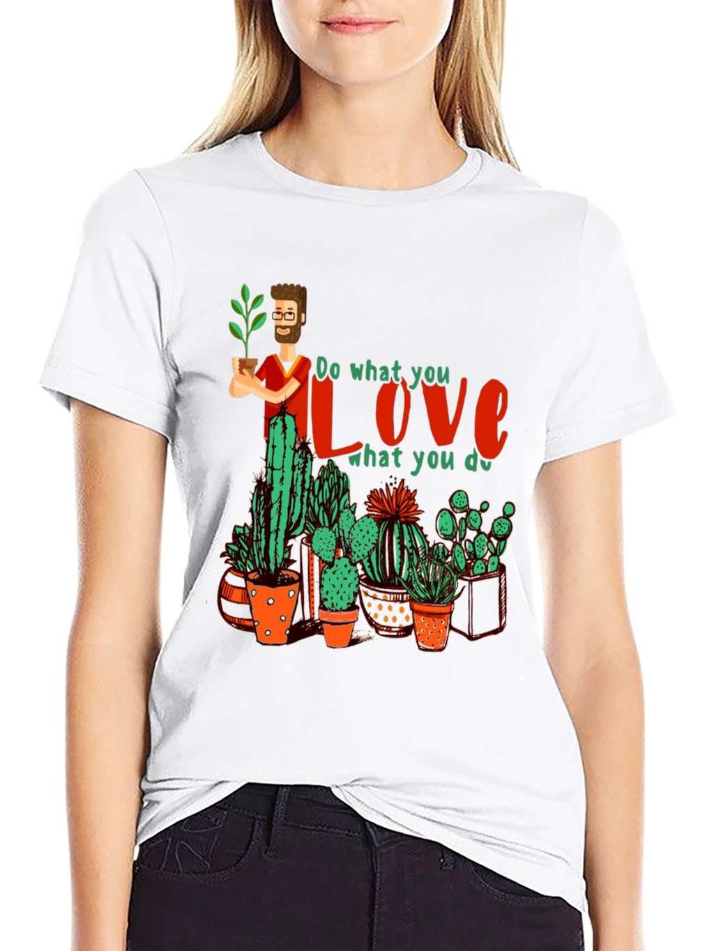 Gardener Love Graphic T-Shirt - Plant Lover Tee