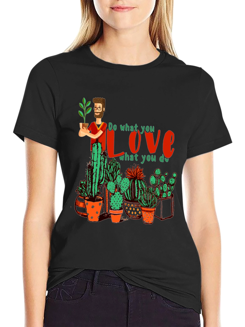 Gardener Love Graphic T-Shirt - Plant Lover Tee