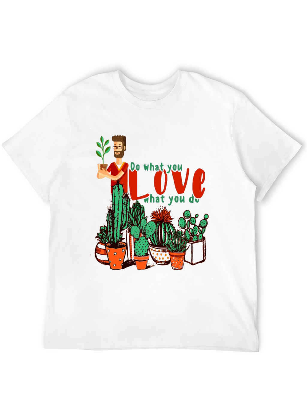 Gardener Love Graphic T-Shirt - Plant Lover Tee
