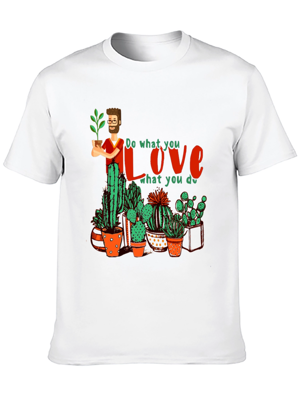 Gardener Love Graphic T-Shirt - Plant Lover Tee