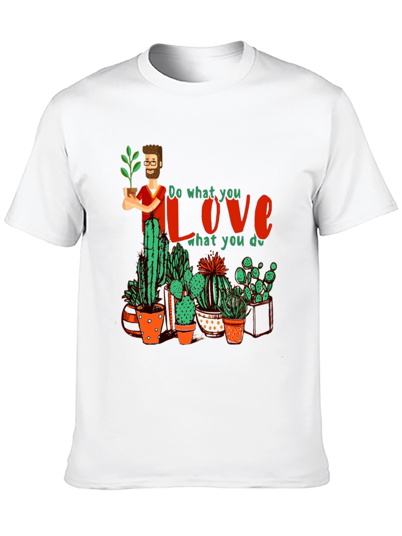 Gardener Love Graphic T-Shirt - Plant Lover Tee