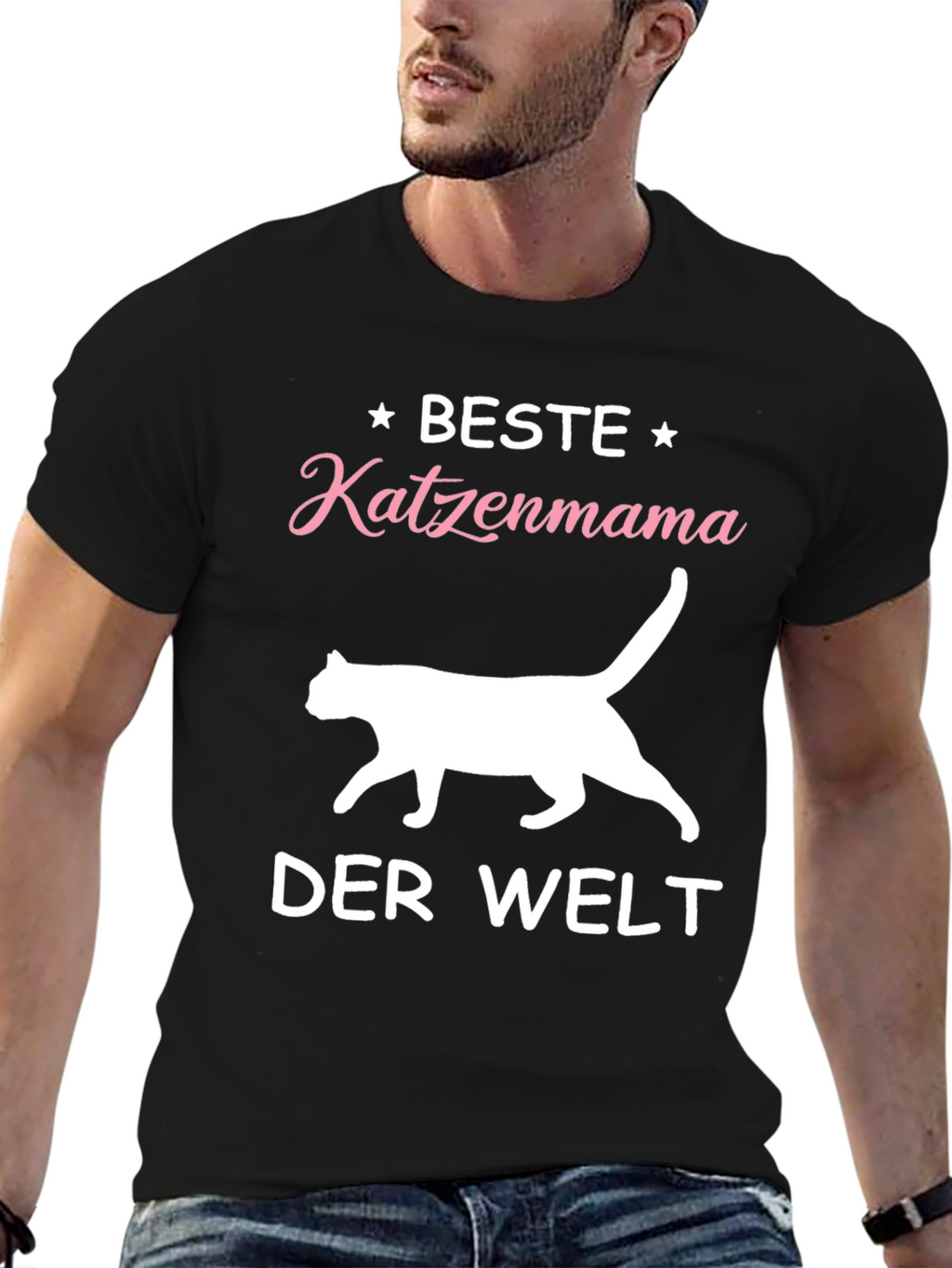 Beste Katzenmama T-Shirt - Cat Lover Tee