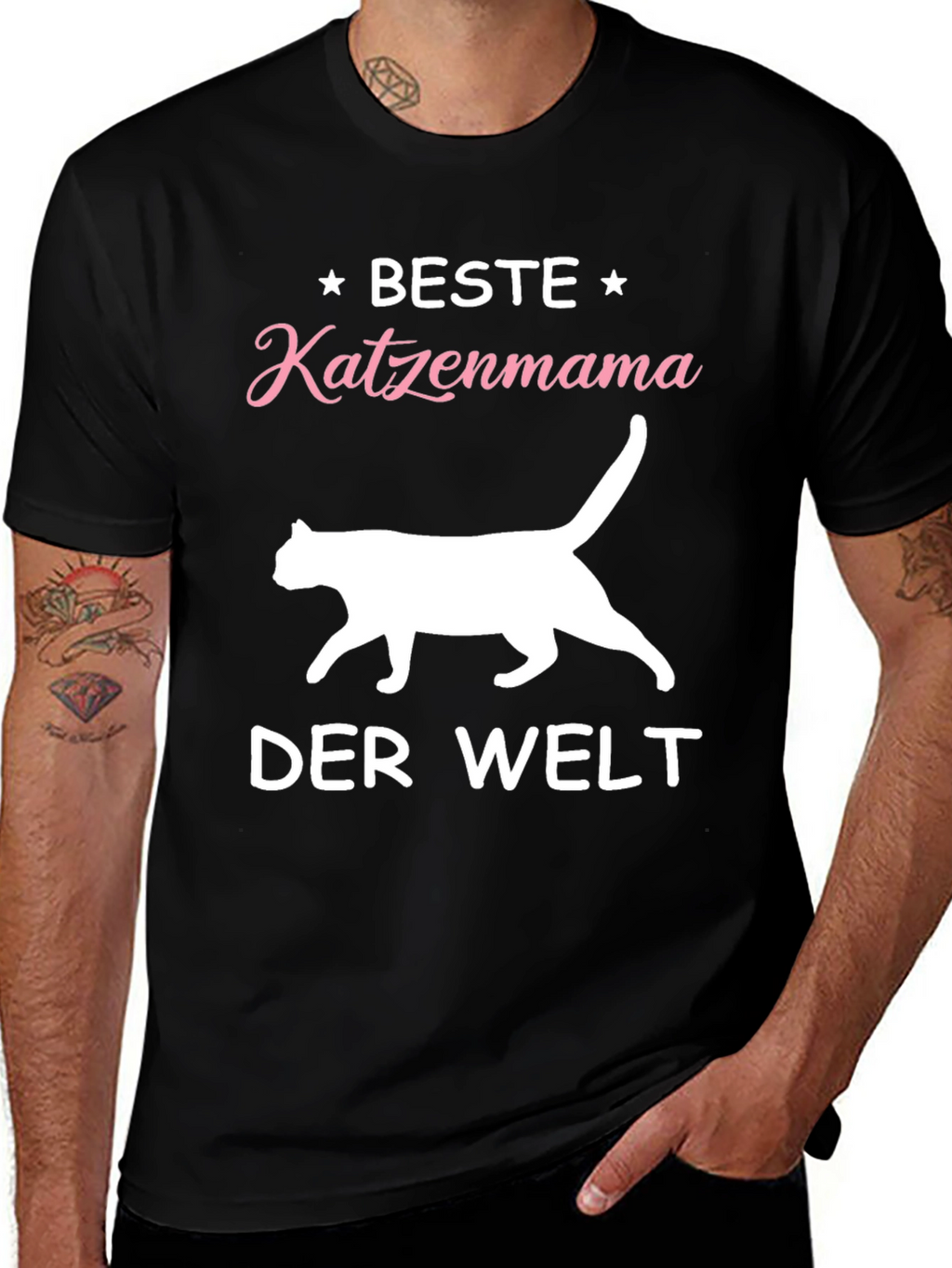 Beste Katzenmama T-Shirt - Cat Lover Tee