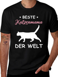 Beste Katzenmama T-Shirt - Cat Lover Tee