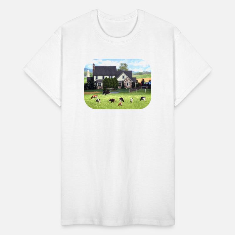Lancaster PA - Family Farm With Cows in Pasture
