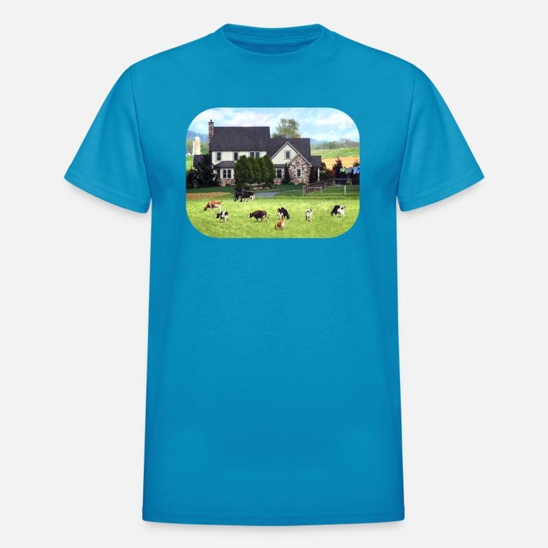 Lancaster PA - Family Farm With Cows in Pasture