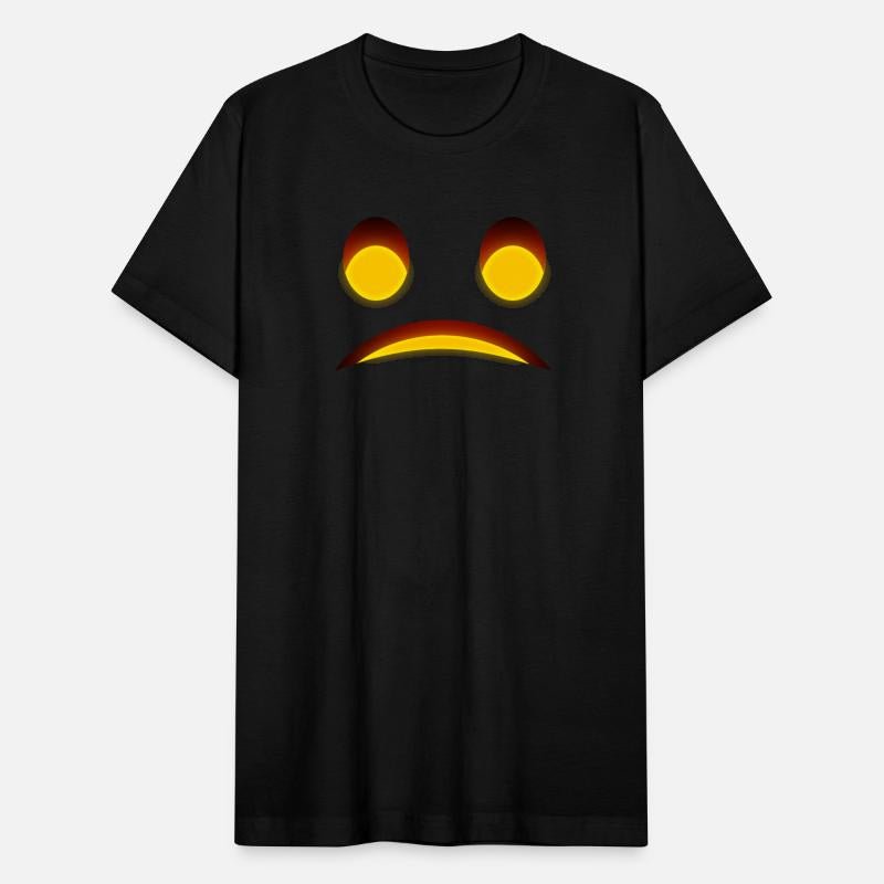 Lantern Pumpkin Face, Sad Friendly Pumpkin