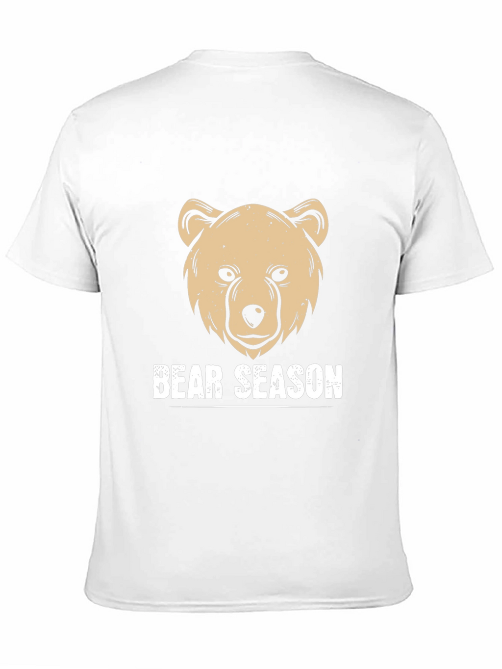 Bear Season Graphic T-Shirt - Black Casual Wear